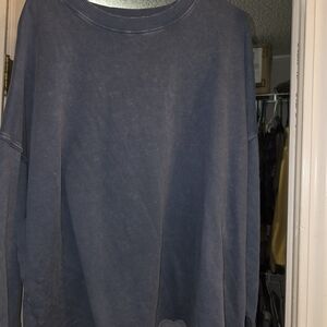American Eagle Outfitters Blue Sweatshirt